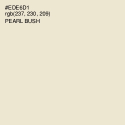 #EDE6D1 - Pearl Bush Color Image